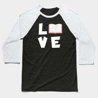 Book love Baseball T-Shirt